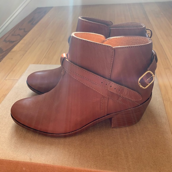 Sezane Montana Ankle Wrap Boots 6M - Picture 3 of 11